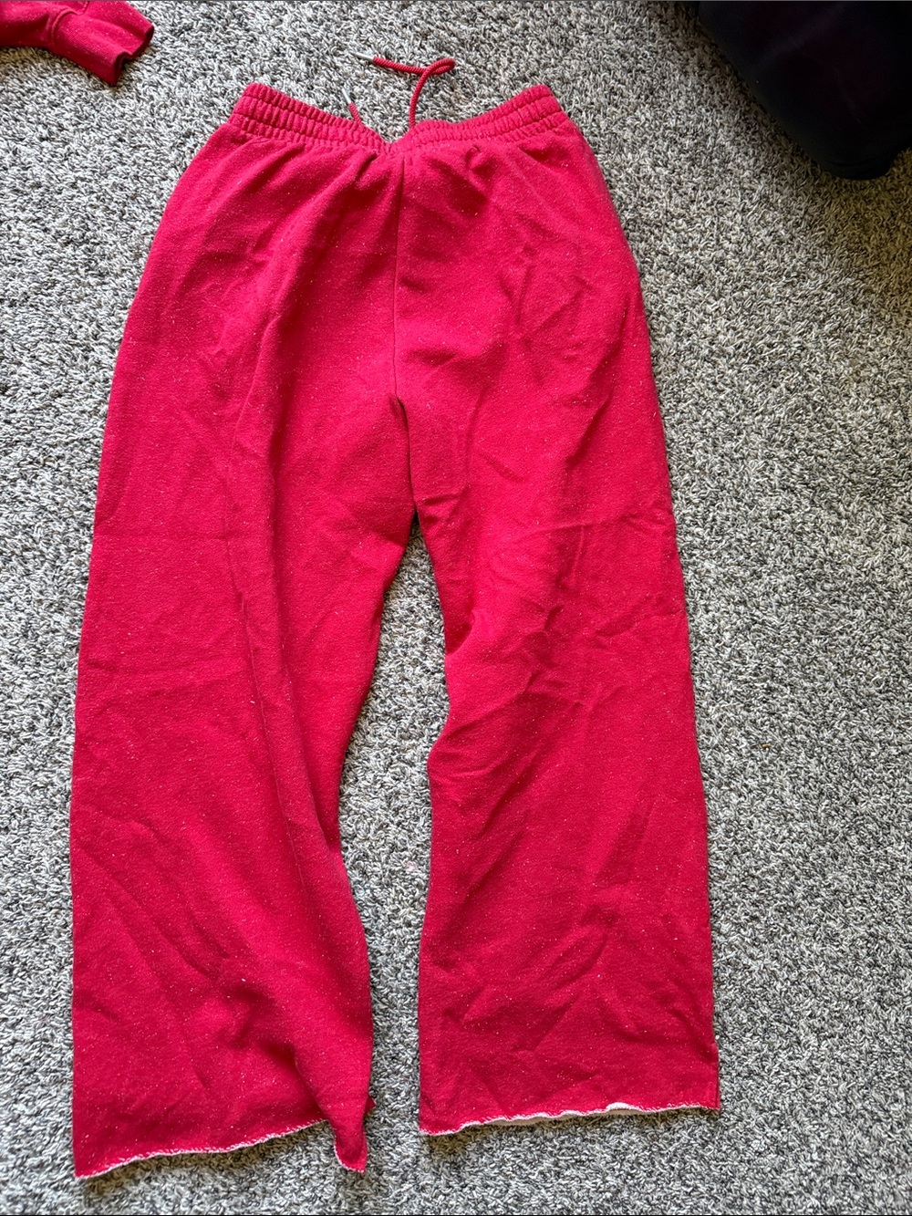 PINK Victoria's Secret Fuchsia Pink Hooded Sweatshirt & Lounge Pants Set - Picture 5 of 8